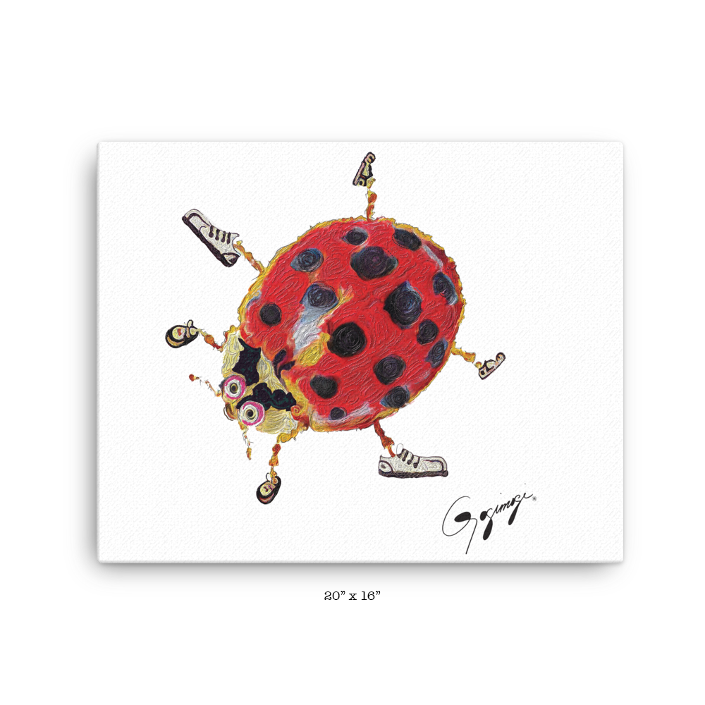  Ladybug  Wall Art  by Gogimogi Whimsical Ladybug  Art  